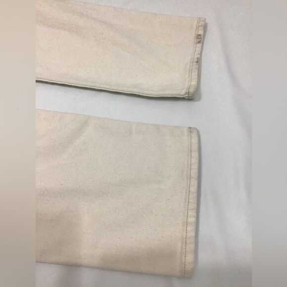 7 For All Mankind Slim Straight Leg Distressed Skinny Jeans New Defects Size 34 - Picture 8 of 14